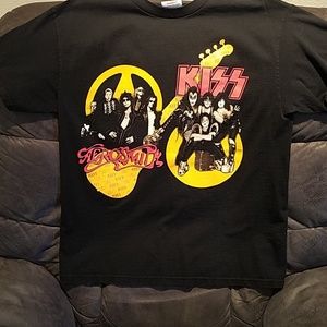 2003-2004 Aerosmith Kiss tour t-